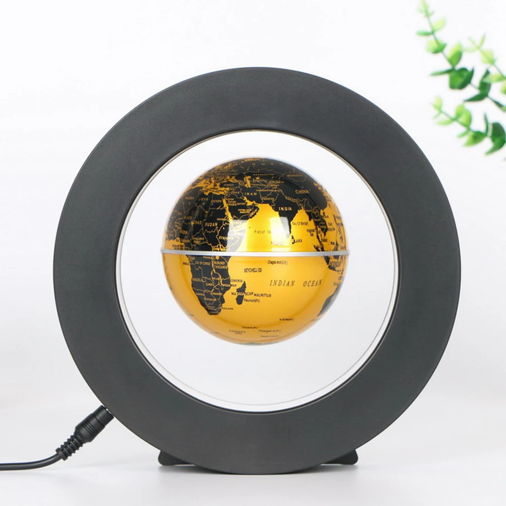 Магнитный левитационный глобус Ночной светильник плавающая карта мира крутой
