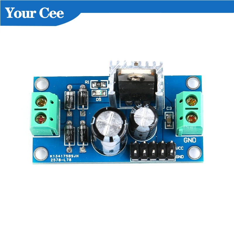 LM7805 LM7809 LM7812 5В 9В 12В Выход Max 1.2A AC-DC преобразователь переменного тока в постоянный