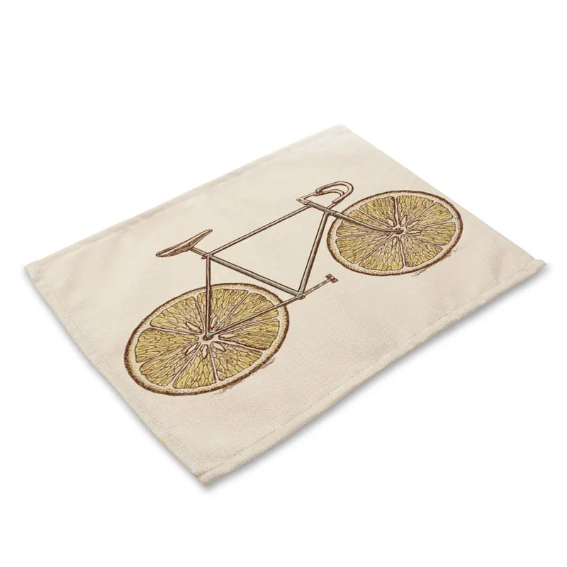 Велосипедные цветы настольные коврики нордическая домашняя подстилка для