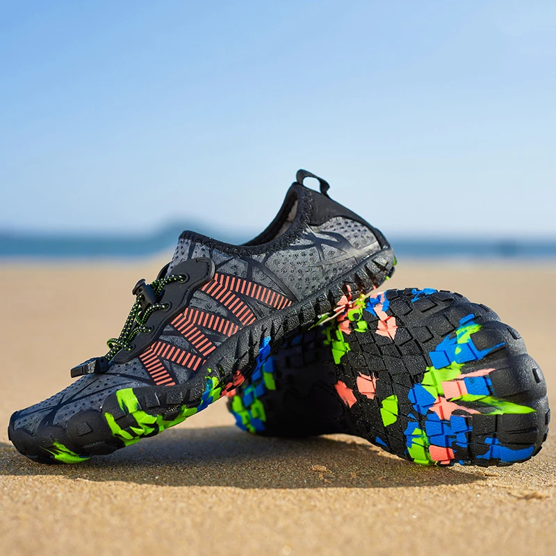 

Men Aqua Shoes Barefoot Swimming Shoes Women Upstream Shoes Breathable Hiking Sport Shoes Quick Drying River Sea Water Sneakers