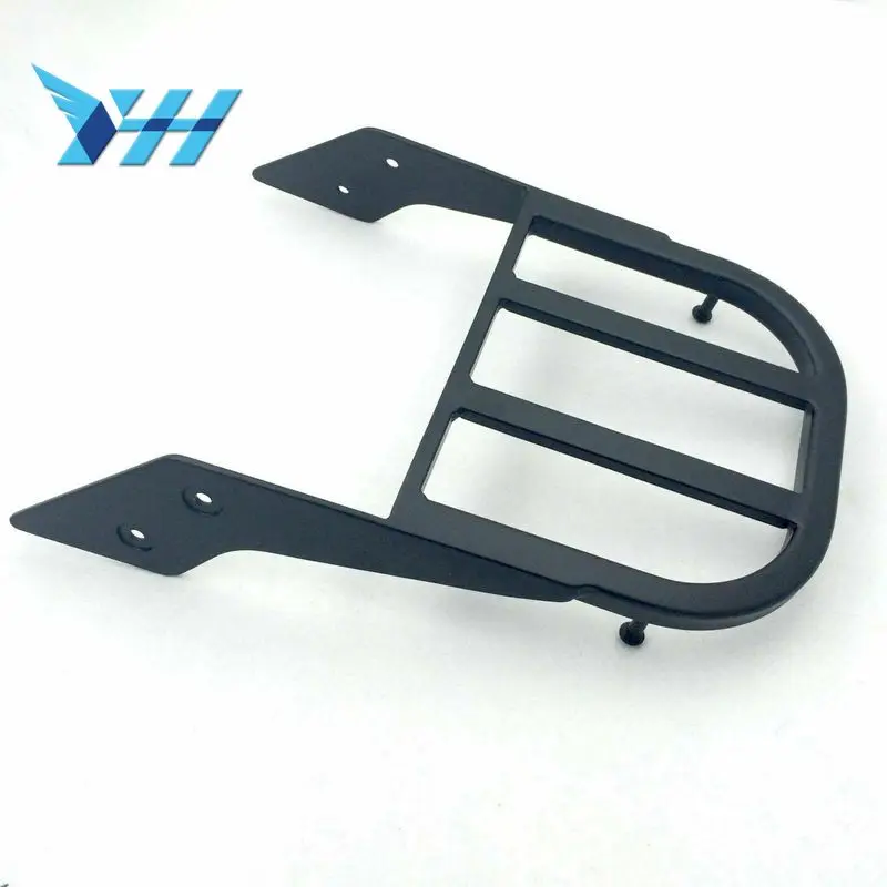 Мотоцикл велосипед черный/хром Сисси Бар багажная стойка Алюминий для Honda VTX 1300C