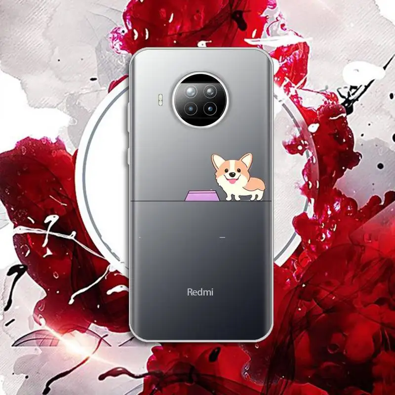 

Creative cute couple cartoon animal Phone Case Transparent for Xiaomi Redmi note 10 t 8 9 pro lite 11