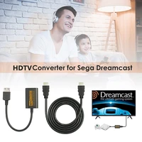hdmi compatible adapter hd link cable converter cable supports videoaudio output for sega dreamcast console game accessories