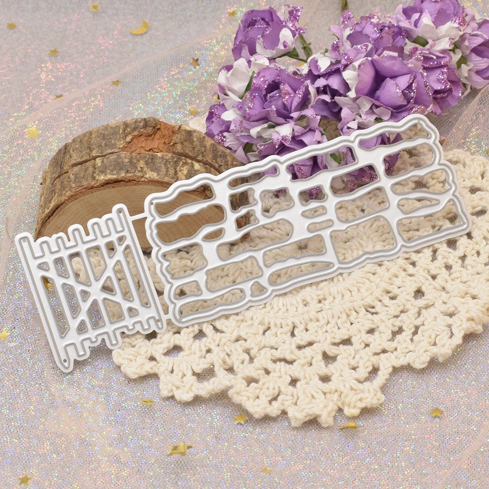 Геометрические металлические режущие штампы для скрапбукинга карточка альбом