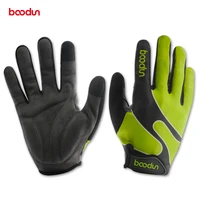 boodun men women cycling bike bicycle gloves full finger elastic lycra shockproof road mountain bike mtb gloves running gloves