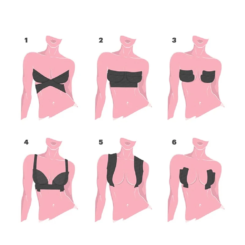 Корректирующая лента для платьев и Горбов клейкая силиконовая бюстгальтера