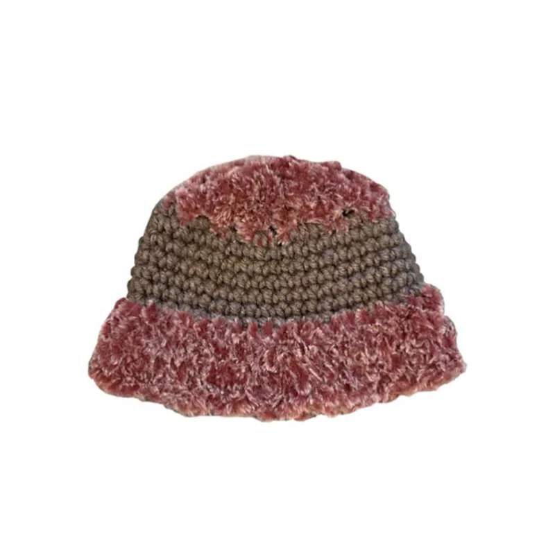 

Simple Plain Hat Furry Plush Beautiful Warm Simple Hats for Women Embroidered Beanie Cap Custom Friend Gift Casquette Femme C