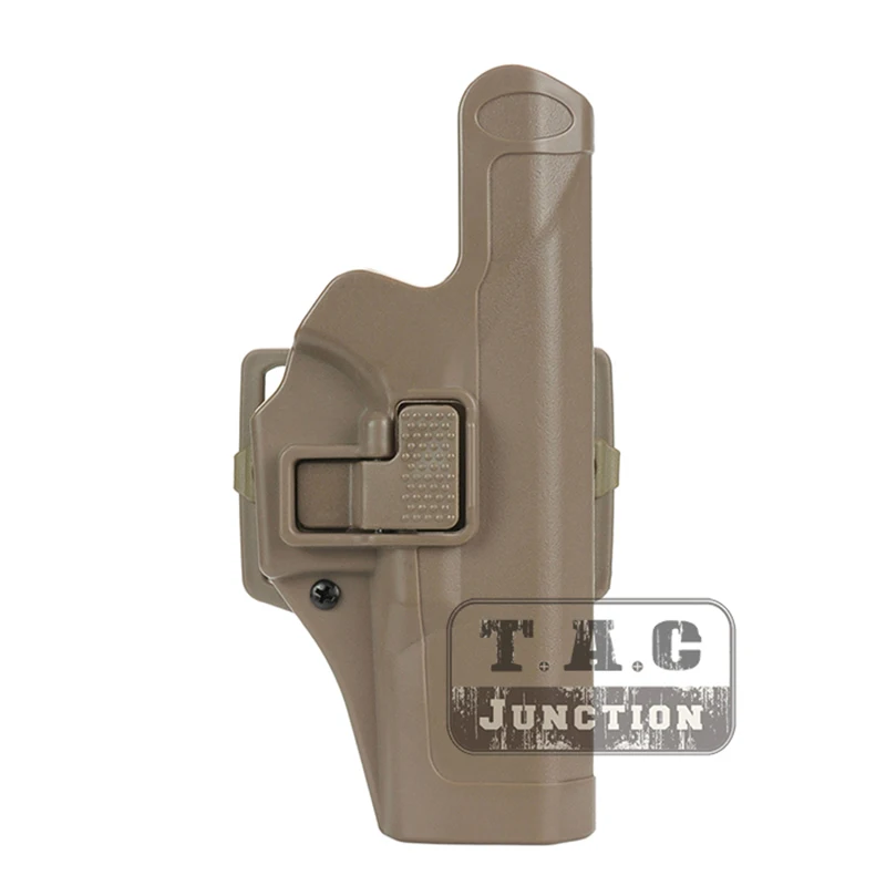 

Tactical Serpa Level 2 Auto Lock Duty Right Paddle Belt Loop Pistol Holster w/ STRIKE MOLLE Platform For Glock 17 19 22 23 31 32