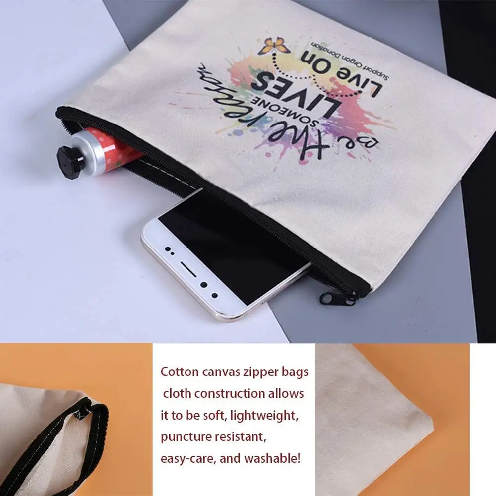 12 парусиновых сумок на молнии универсальные пустые сумочки для творчества