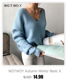 WOTWOY, Осень-зима, контрастный цвет, женский свитер, Повседневный, с длинным рукавом, пуловеры, для женщин, с круглым вырезом, вязаные топы, женский джемпер, мягкий