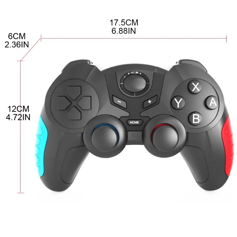 Wireless Bluetooth-compatible Game Remote Controller Joystick Double Vibration 6-axis Gyroscope Console Gamepad for N0PB | Электроника