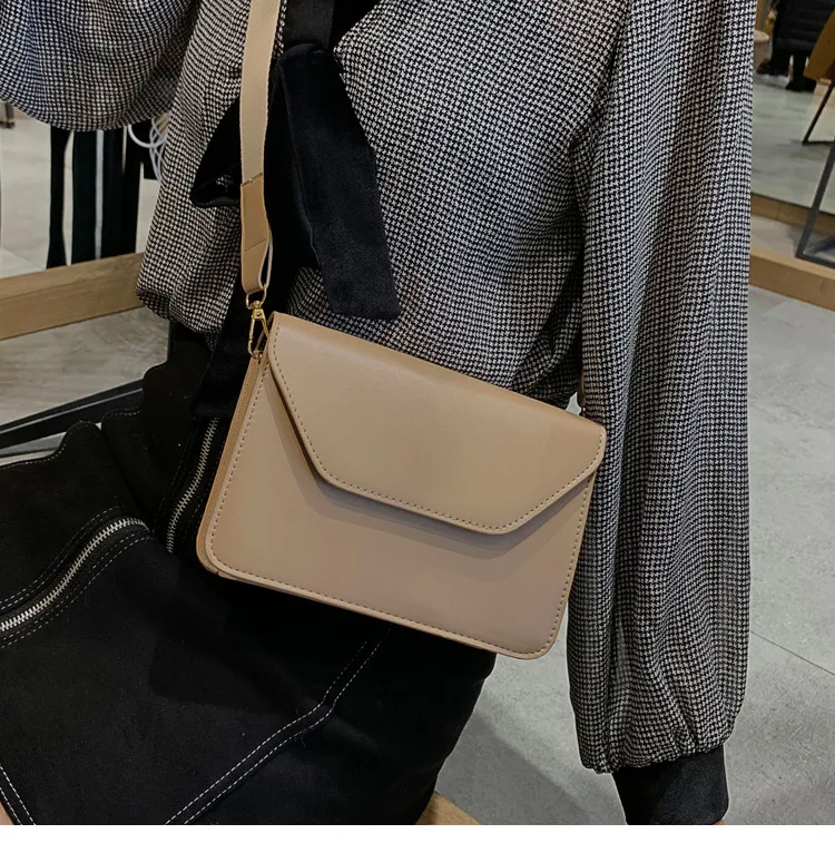 Дешевая модная сумка на плечо 2021 для женщин простая сумка-мессенджер из