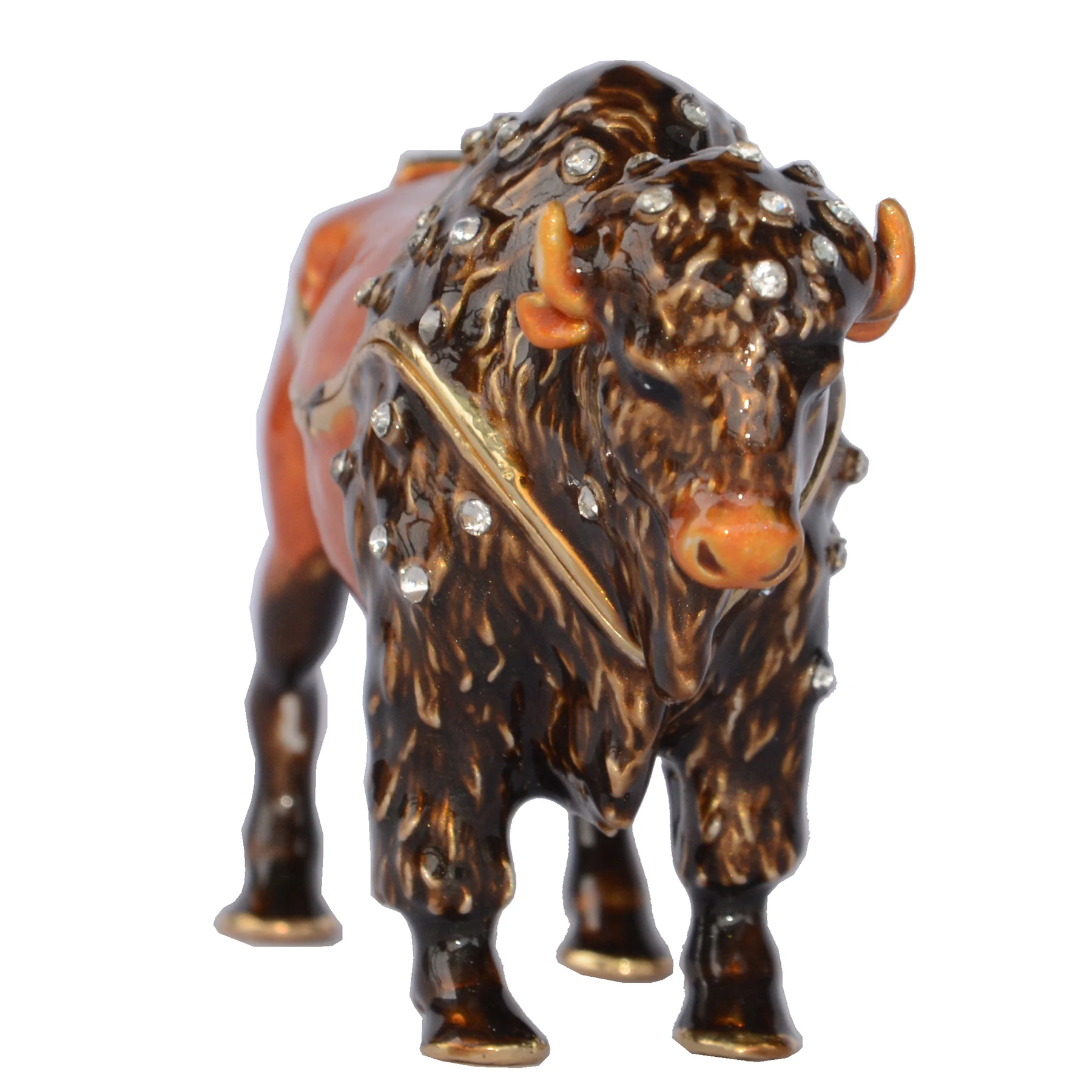 Декоративная игрушка &quotбык&quot &quotяка&quot коробка для безделушек коллекционные