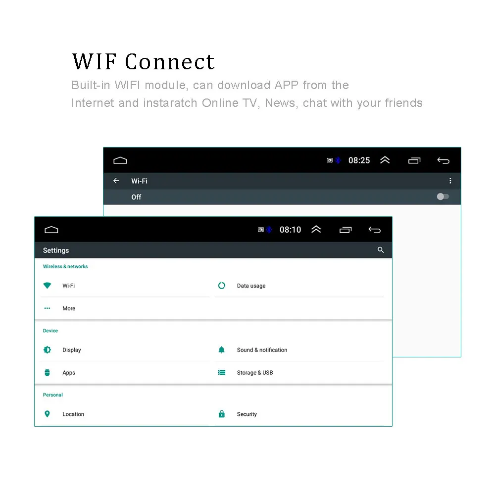 1 Din Android автомобильный Радио мультимедийный плеер GPS навигация Wifi авто MP5 Bluetooth USB FM