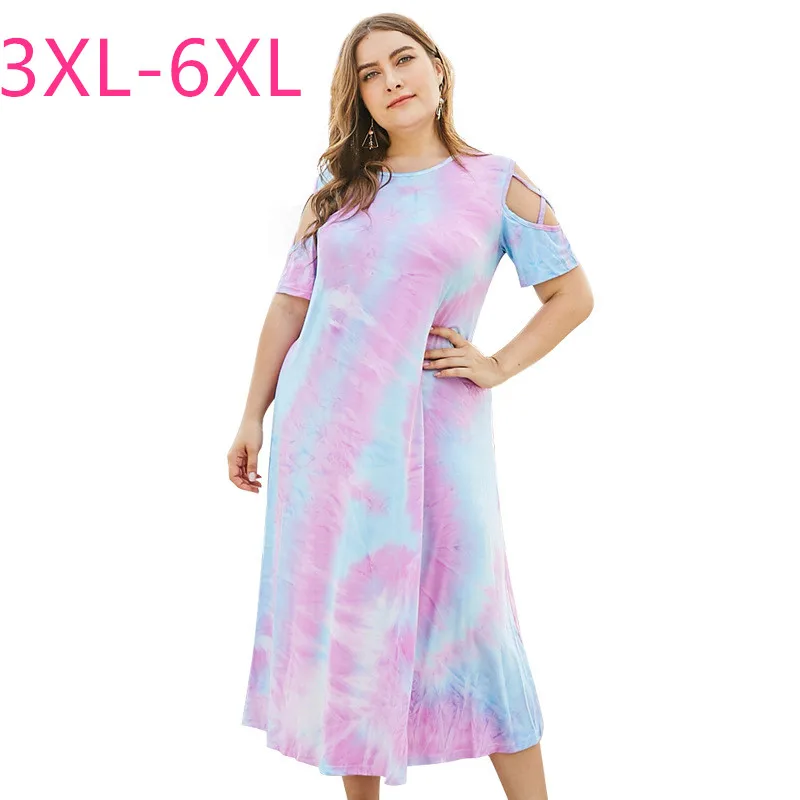 Женское платье средней длины с коротким рукавом свободное повседневное прямое