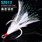 PROBEROS, сверхострые рыболовные крючки, 100 шт.лот, тройные Крючки, 246810 #, из высокоуглеродистой стали, 82MN, рыболовные снасти