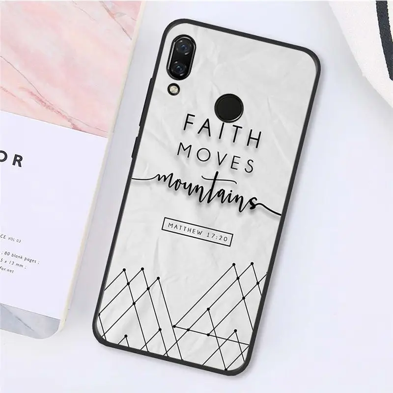 Чехол Yinuoda для телефона Xiaomi Redmi Note 7 8T 5plus 6A Note8 4X Note8Pro с христианскими мотивами и