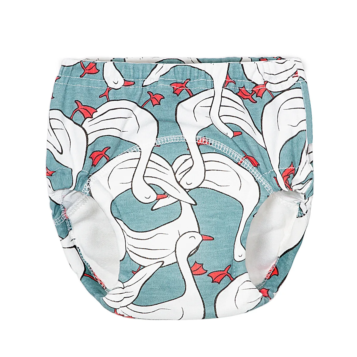 

WOSHILAOCAI Baby Diapers Washable Reusable Nappies Grid/Cotton Training Pant Cloth Diaper Baby Fraldas Winter Version Diapers