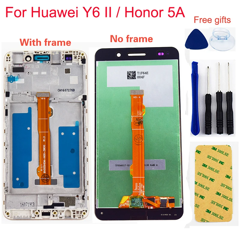 Для huawei Y6 II Y6II ЖК дисплей Сенсорный экран для Honor 5A CAM L23 L03 L21 AL00 Дисплей дигитайзер