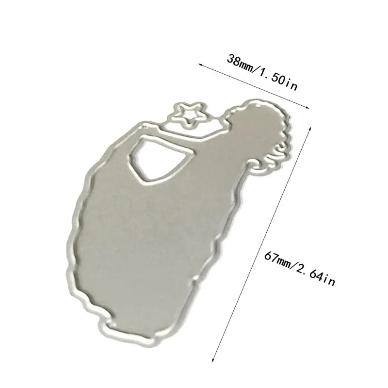 

Star Women Metal Cutting Dies Stencil Scrapbooking DIY Album Stamp Paper Emboss 87HB