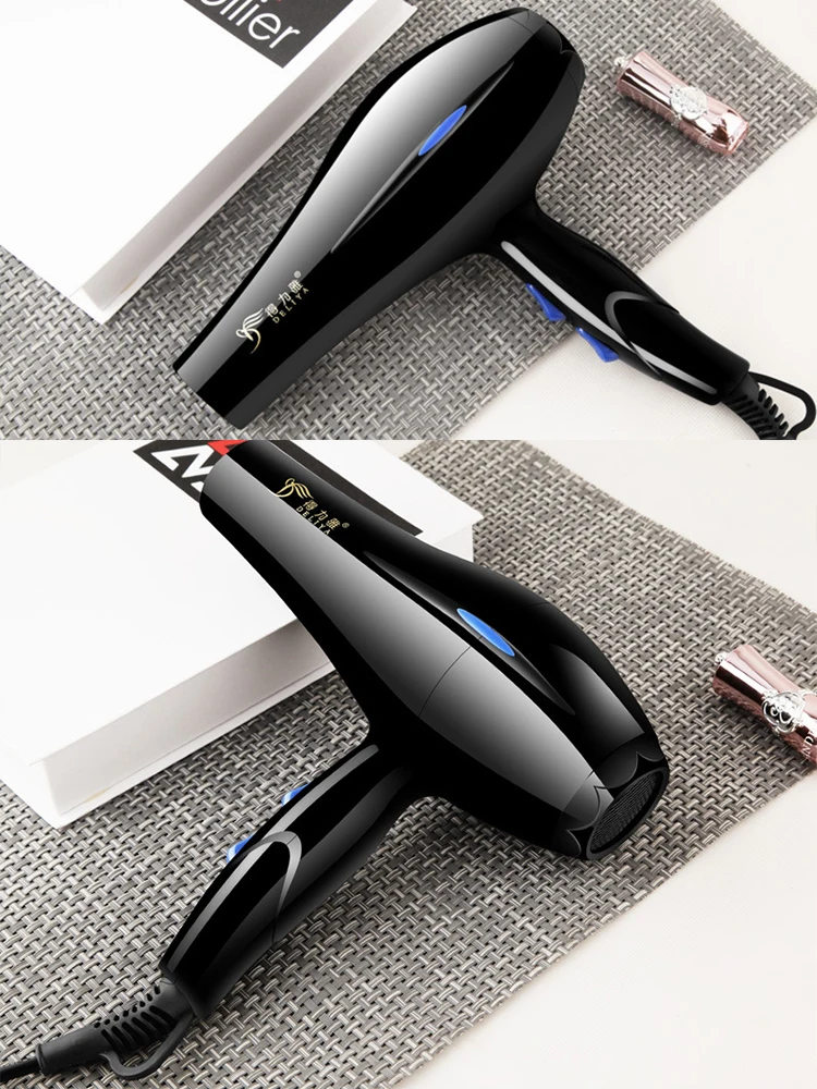 

220V Blow Dryer Household High-power 2000W Hair Dryer Electric Hair Dryer Household Salon Hairdressing Blow Canister EU Plug