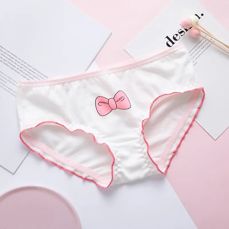 Женские трусики сексуальное нижнее белье японский стиль хлопок мягкие милые