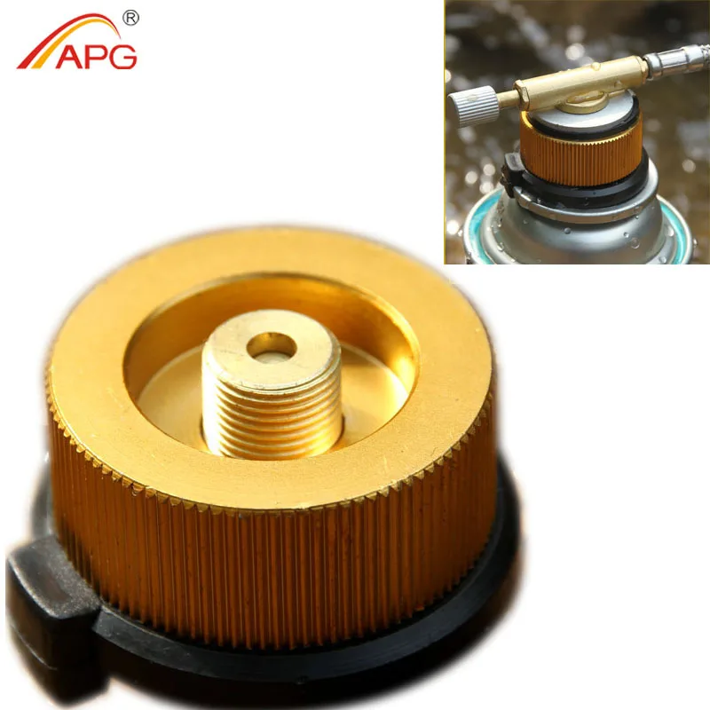 

APG stoves gas adapter and aluminium alloy adapter for butane gas cylinder