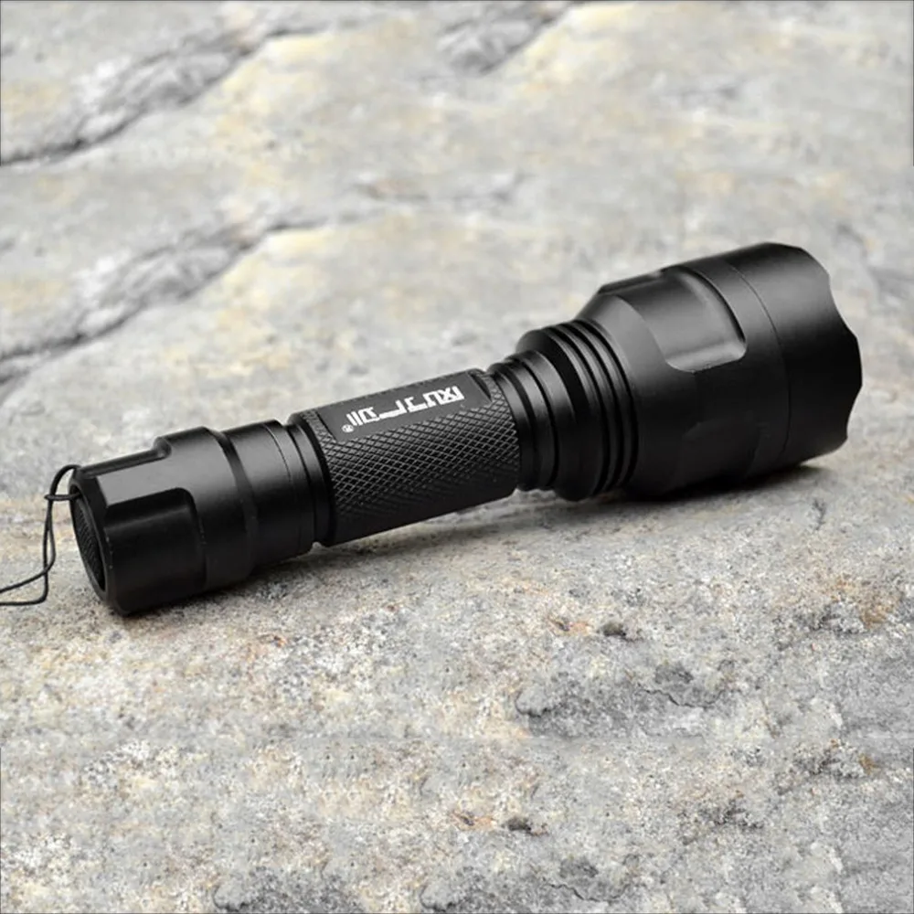 C8 L2 LED Flashlight Aluminum Waterproof Zoomable Torch Light 5 Modes Super Bright Rechargeable Tactical Lamp For Outdoor | Лампы и