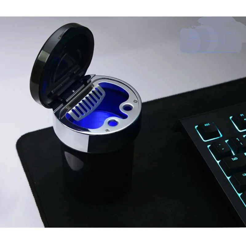 Пепельница светодиодный д для автомобиля креативная Бездымная пепельница