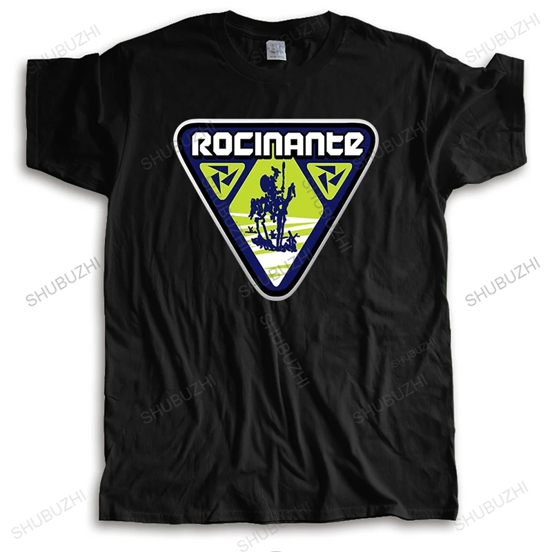 

new arrived men summer cotton cool t-shirt black Rocinante Logo -no crew name patch Shubuzhi High Quality fashion tee-shirt