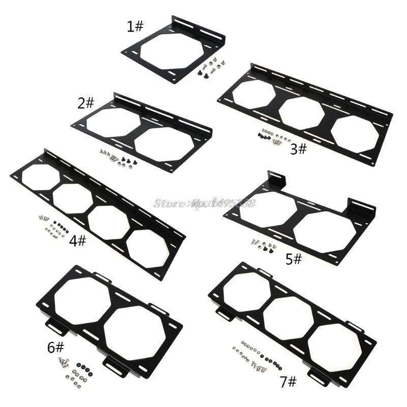 

Fan Bracket 240 Radiator Mounting Bracket Water Cooler for 12/14CM Fan Holder External Computer Case Heatsink Gadget Accessories
