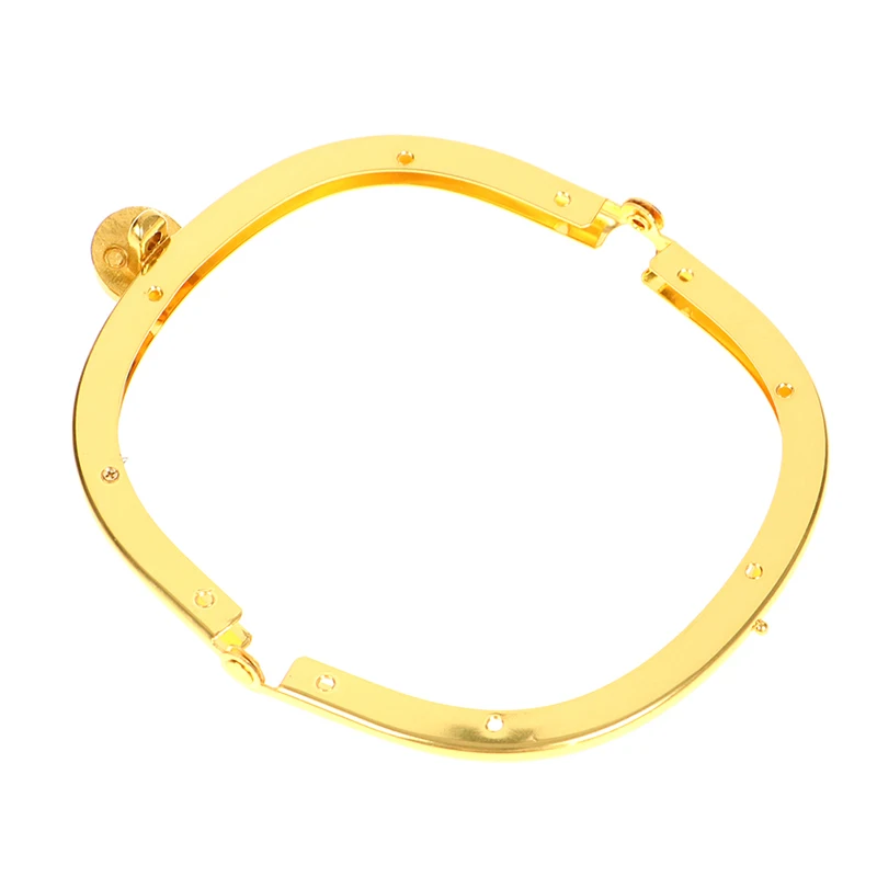 

Круглая металлическая рамка для сумочки, сумка-клатч, аксессуары для сумок, металлическая застежка с замком, фурнитура