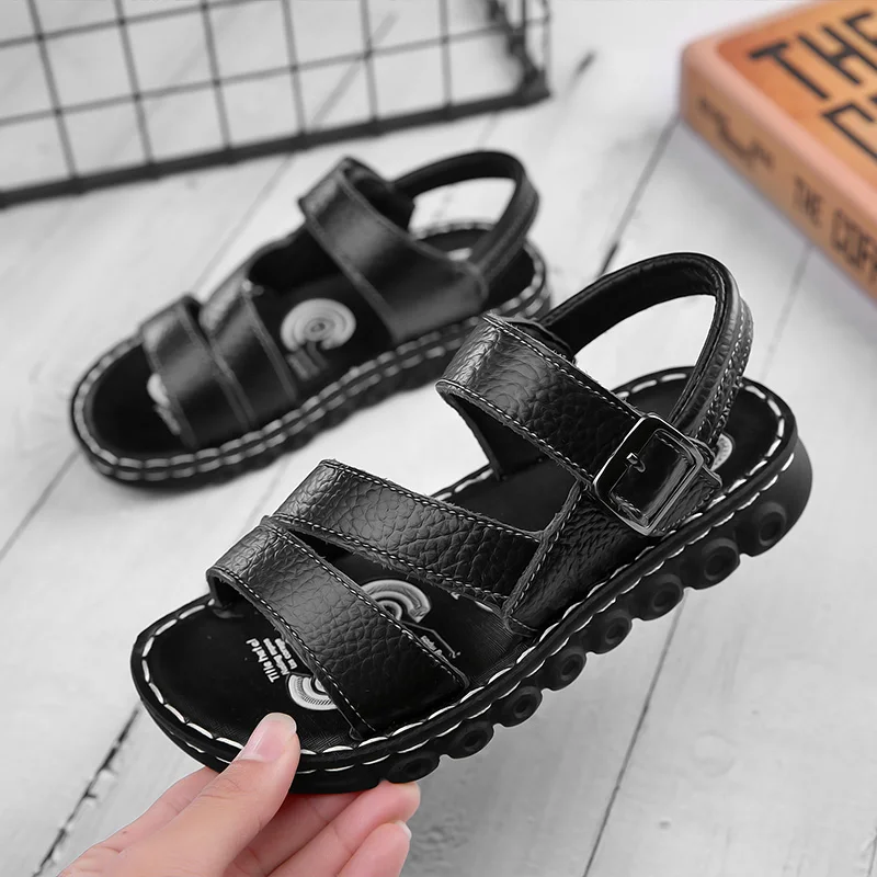 

2020 New Boys Brands Summer Sandals Children Soft Sole Beach Sandals Anti-slip Cozy Kids Sport Shoes Beach & Outdoor Sandals