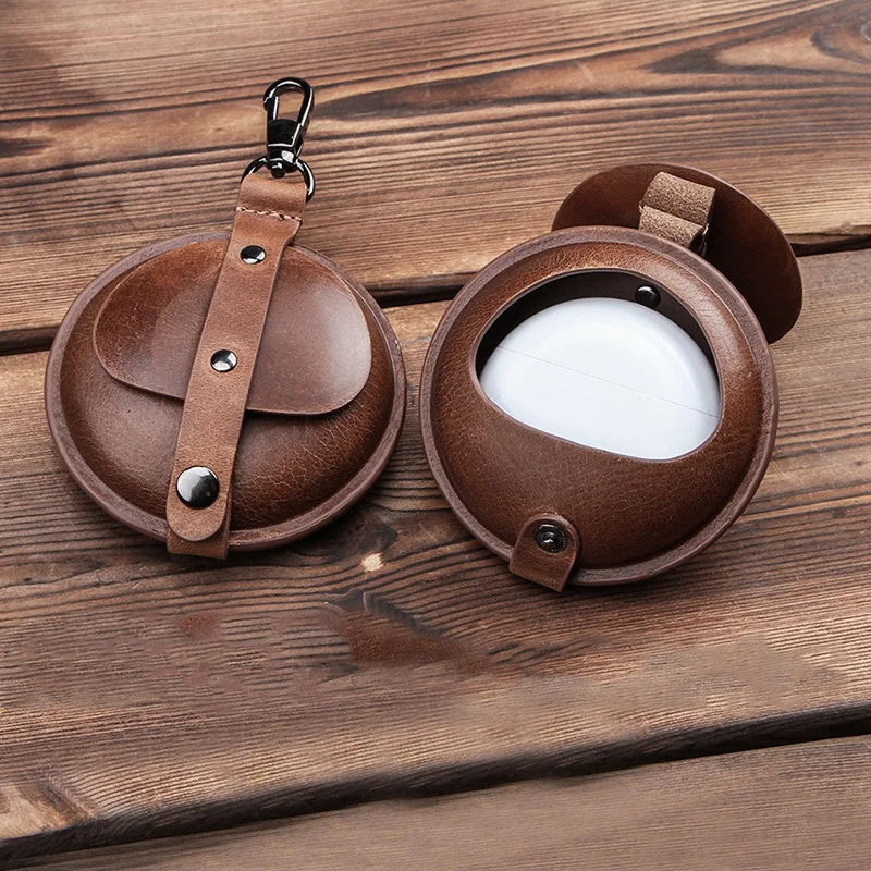 Кожаный чехол для хранения наушников Huawei Freebuds 3 Bluetooth беспроводной защитный с