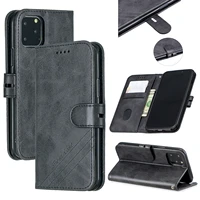 leather full cover for iphone 13 12 11 pro max xr xs se 2020 7 8 plus wallet flip case solid color business card slot phone bag