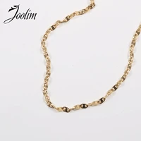 joolim jewelry wholesale simple lace necklace waterproof gold jewelry
