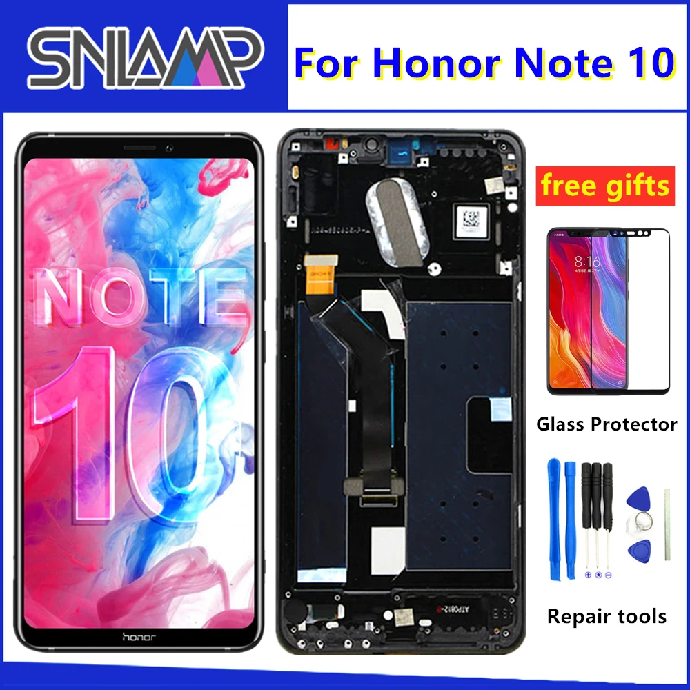 Протестированный ЖК-дисплей для Honor Note 10 дисплей с сенсорным экраном дигитайзер сборка 6,9" запасные части для мобильного телефона для huawei Honor Note 10 ЖК-экран