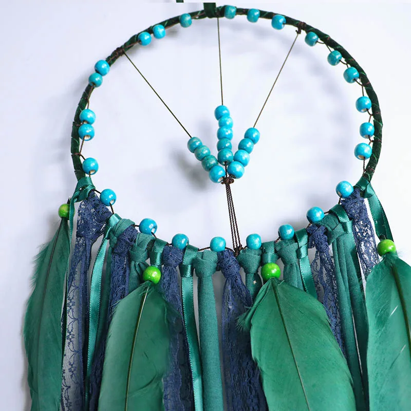 Настенные подвесные Ловцы снов бохомиан Декор для спальни ручной работы темно