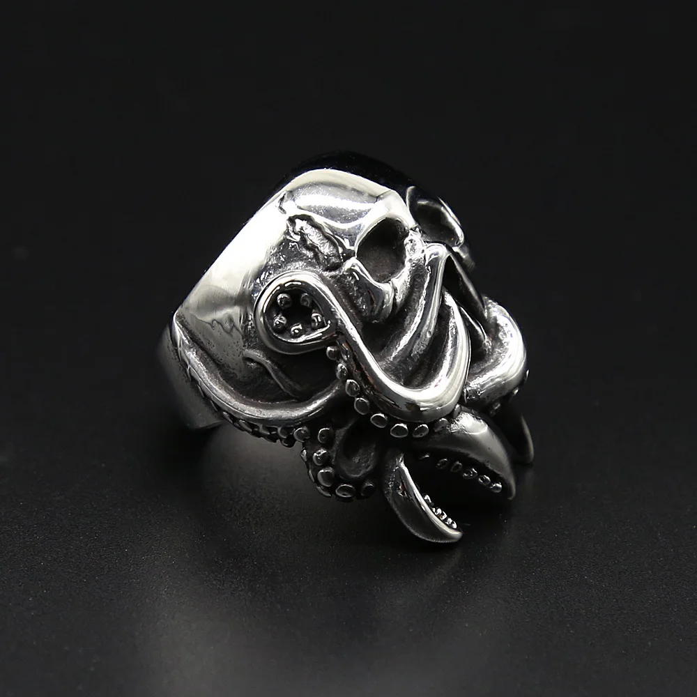 Мужское кольцо в готическом стиле панк хип-хоп | Украшения и аксессуары