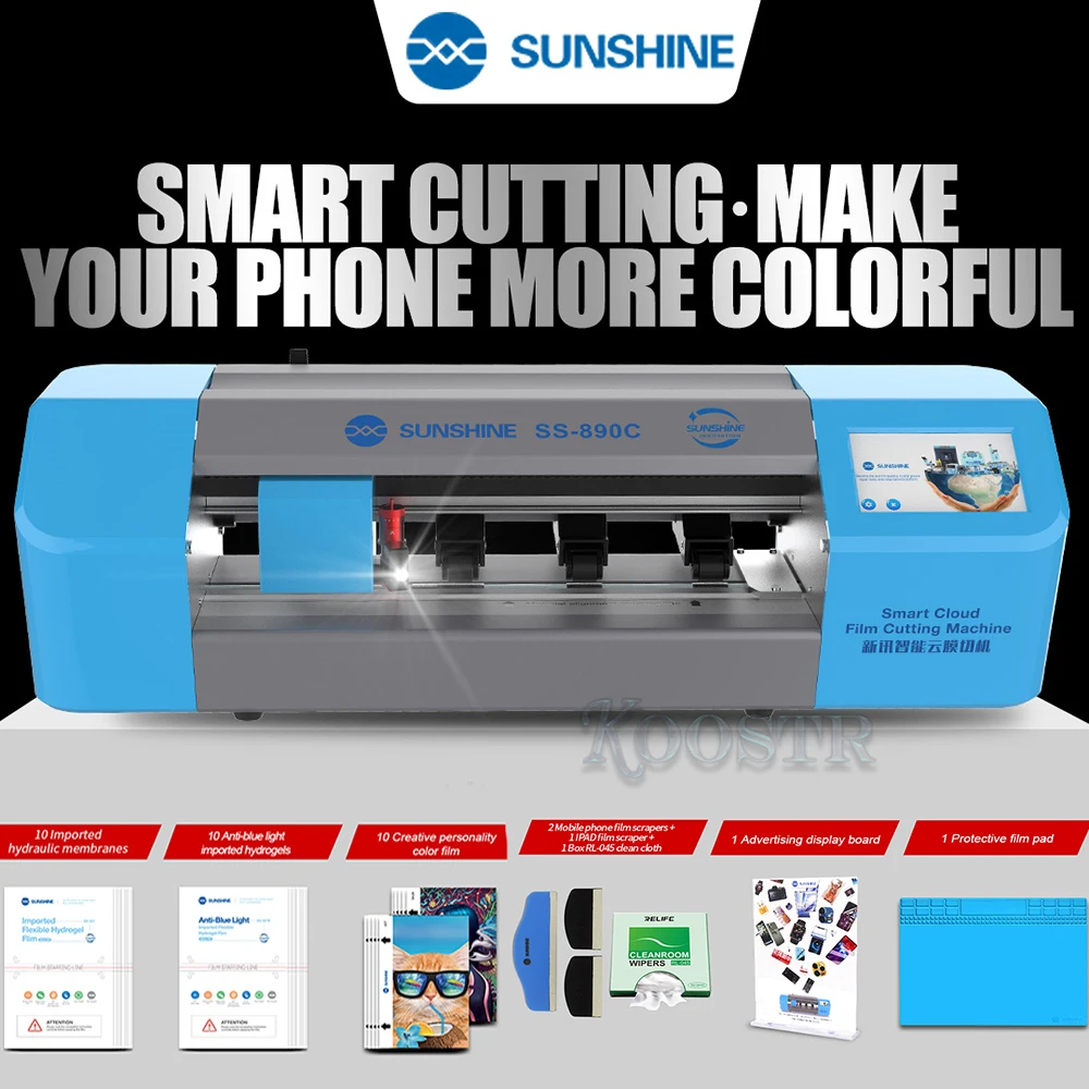 

SS-890C Sunshine Авто Гибкая Гидрогелевая пленка для резки мобильный телефон планшет Передняя стеклянная задняя крышка Защитная пленка инструмен...