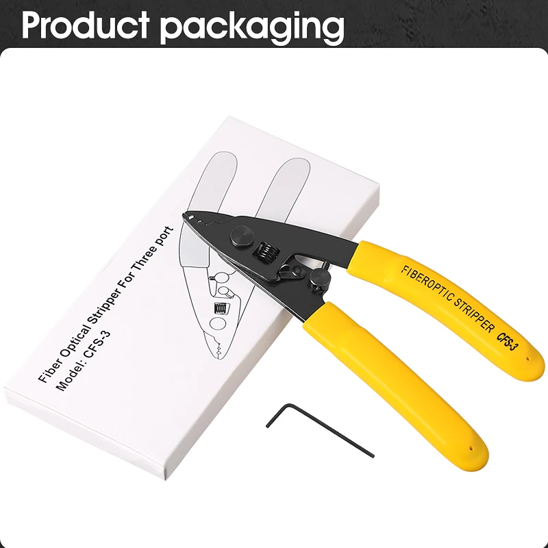 

CFS-3/CFS-2/FO103-S Three-port Fiber Optical Stripper/ Pliers/ Wire strippers FTTH Tools Optical Fiber Stripping Pliers