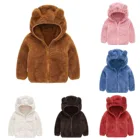 Осенняя куртка для девочек, пальто, детская верхняя одежда, пальто с мультяшным медведем для малышей, Детская толстовка, куртка, куртка для маленьких мальчиков