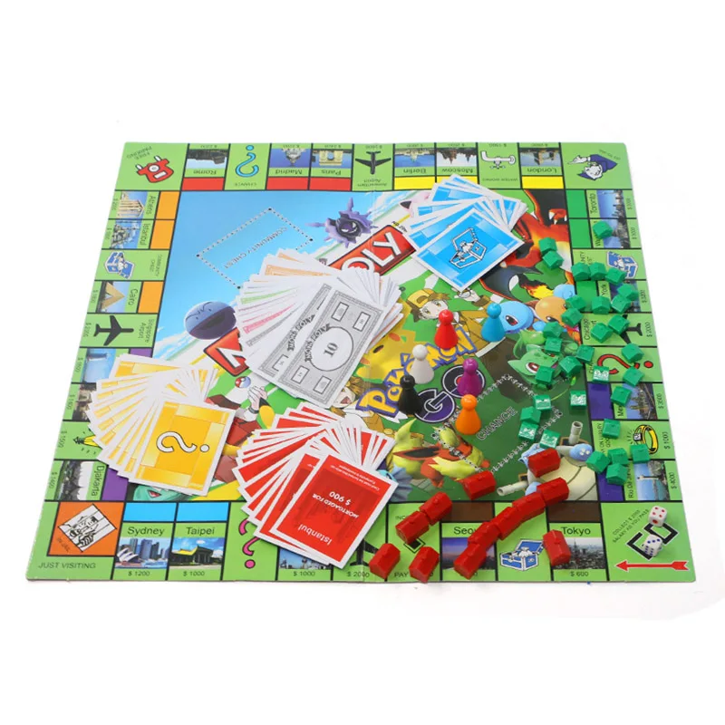 Игрушка Покемон Takara Tomy Monopoli для взрослых вечерние настольные игры детей