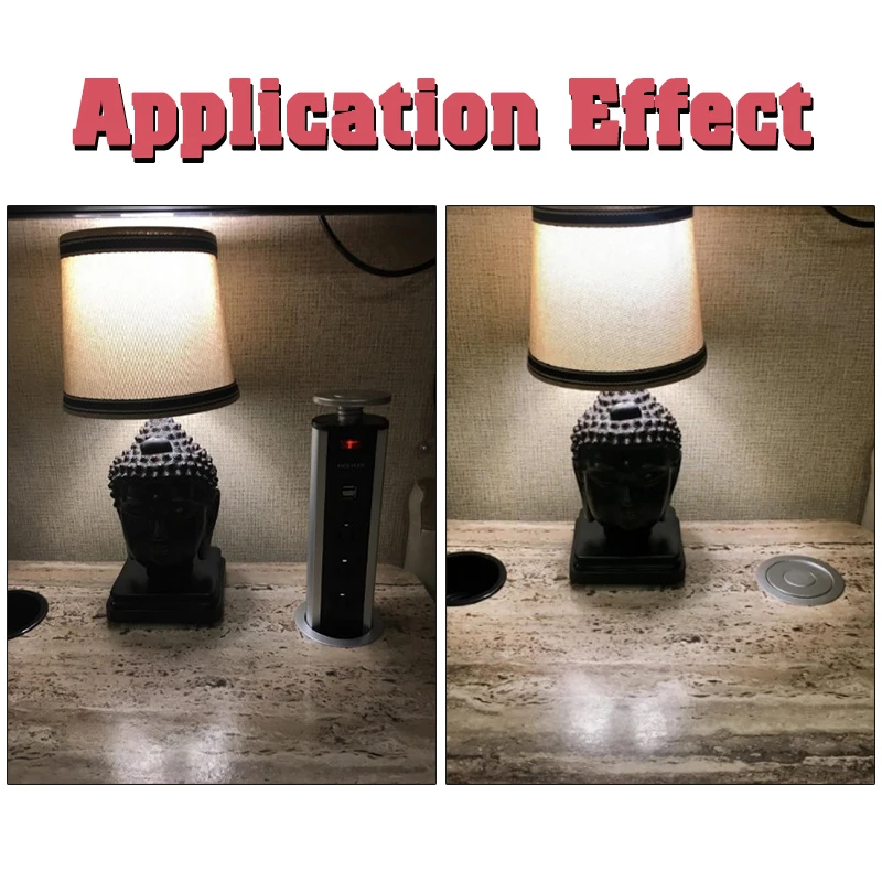 ЕС стандартный разъем usb зарядка офисная настольная розетка выдвижной скрытая