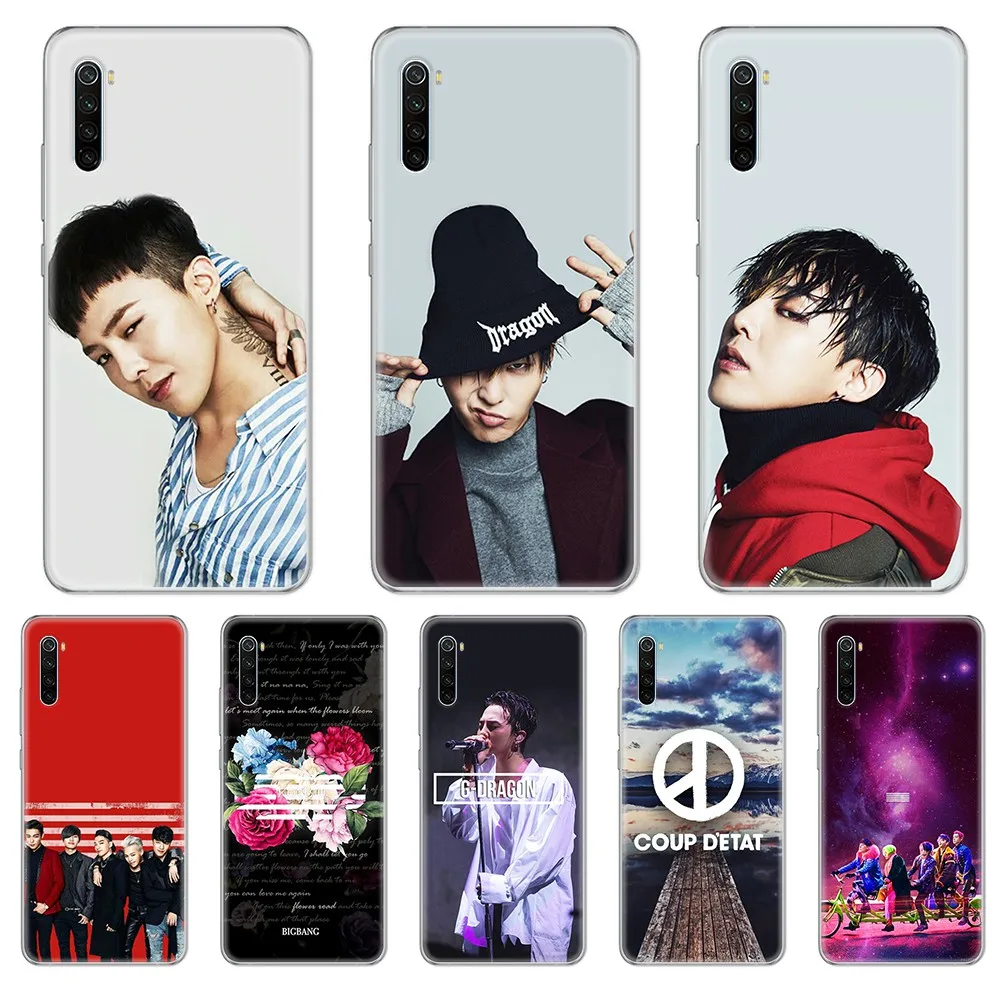 G DRAGON корейский популярный прозрачный чехол для телефона singer xiaomi Redmi 3S 4A 5A 6A 5 Plus 4X 7