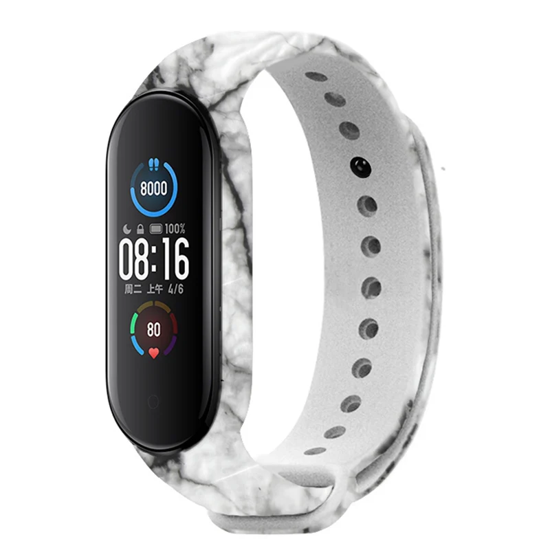 

For Mi band 5 4 3 Cartoon Bracelet Smart Watch Strap Replaceable xiaomi my band belt 5 6 Strap silicone Bracelet Sport Wristband