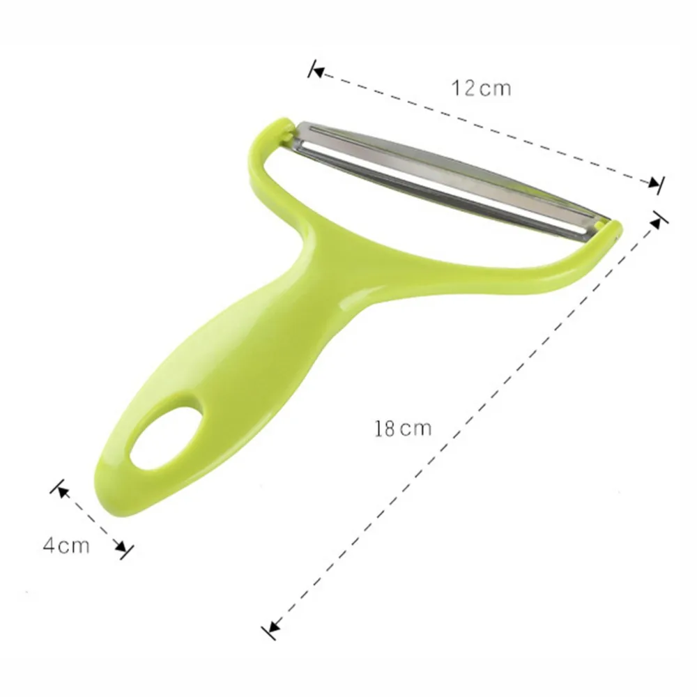 

1PC Convenient Stainless Steel Knife Vegetables Peelers Kitchen Assistant Cabbage Wide Mouth Fruit Peeler