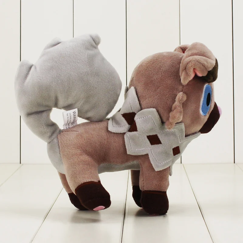 Игры Rockruff Мягкие плюшевые игрушки животных милые анимации периферийных Косплэй