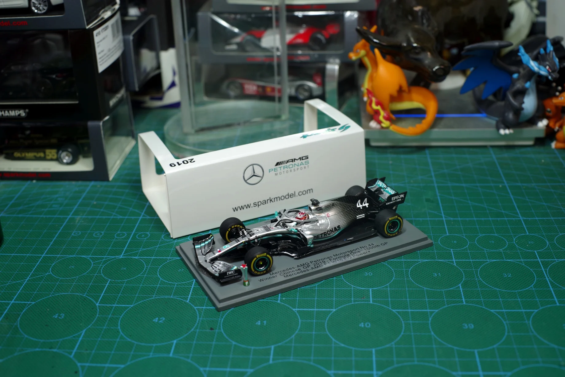 1/43 2019 China Station Mercedes AMG Benz W10 Гамильтон F1 коллекция моделей автомобилей с