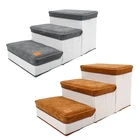 3-шага складная пластиковая Лестницы пандус для хранения Стиль для котенка кошки собаки щенка скалолазания лестницы игрушки подарки